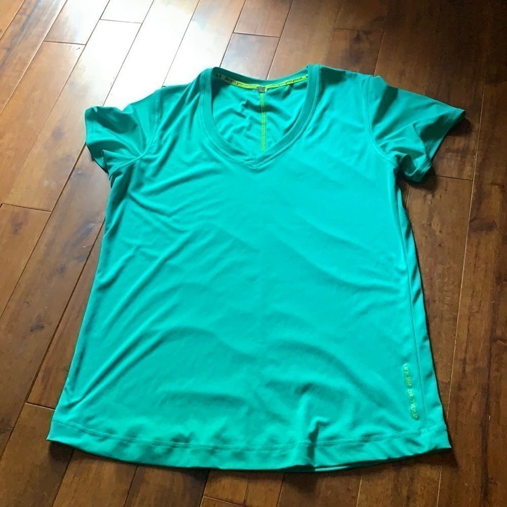 Under Armour teal short sleeve tee size L